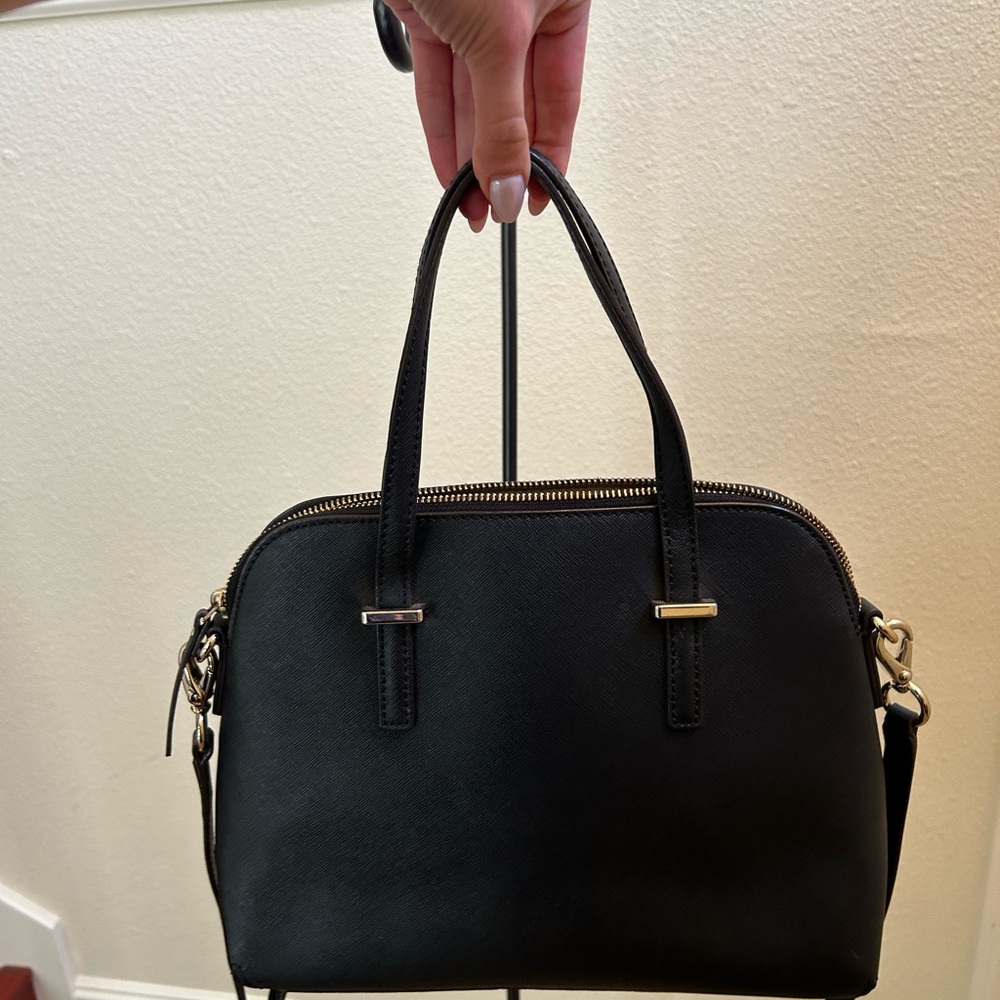 Kate Spade Black Leather Handbag - Picture 3 of 6